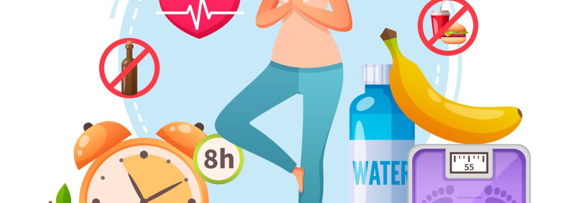 health lifestyle : simple Habits for a stronger body & mind