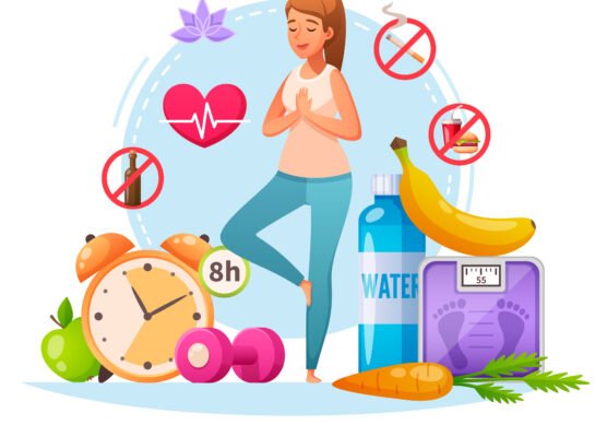 health lifestyle : simple Habits for a stronger body & mind