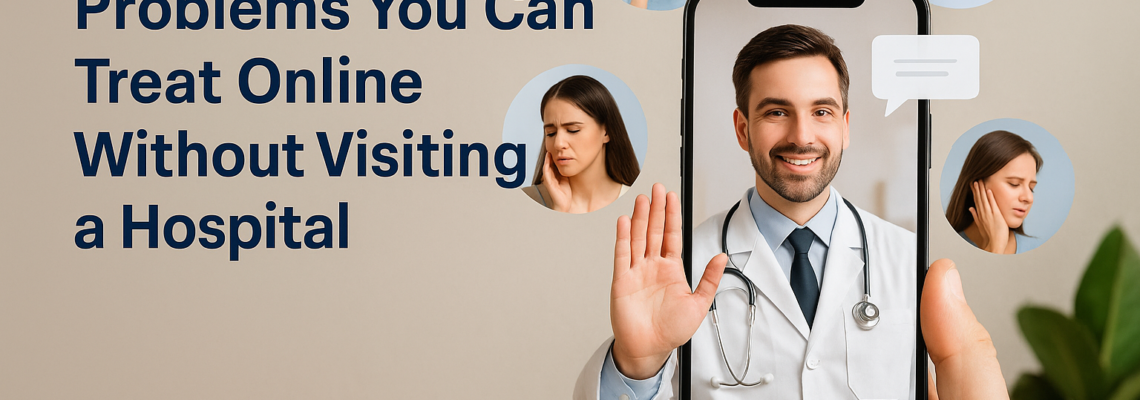 Top 10 Health Problems You Can Treat Online Without Visiting a Hospital