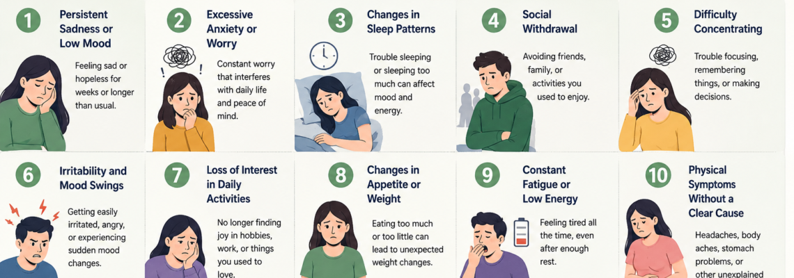 10 Early Signs of Mental Health Problems You Should Never Ignore