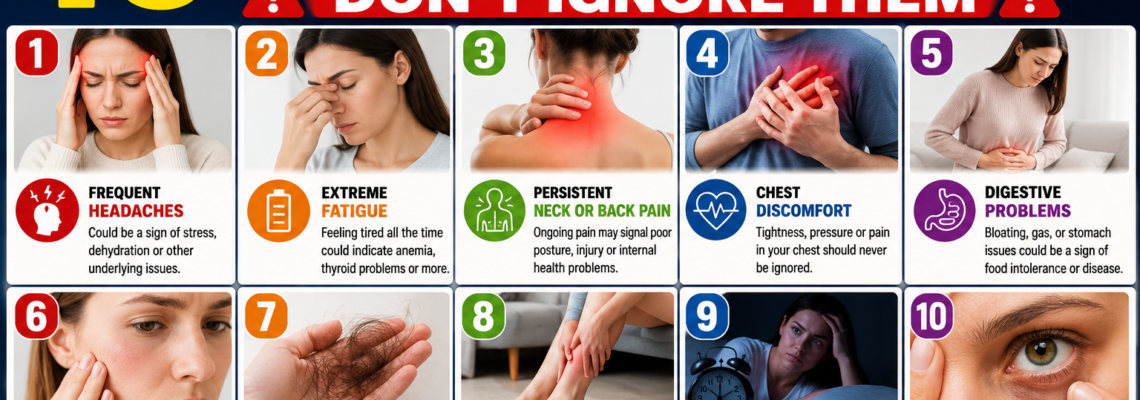 Warning Signs Your Body Is Sending You — Don’t Ignore Them