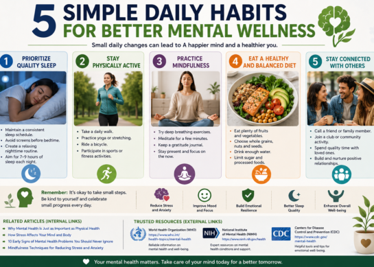 5 Simple Daily Habits for Better Mental Wellness