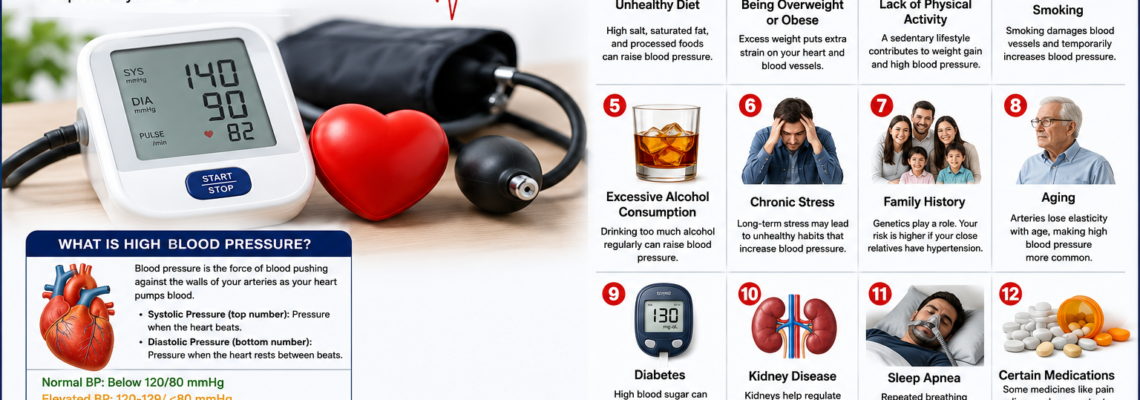 What Causes High Blood Pressure?