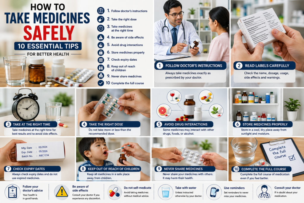 How to Take Medicines Safely: 10 Essential Tips for Better Health